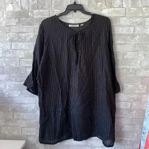 Avenue womans plus beach tunic cover up top shirt - Picture 1 of 8